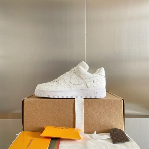 Louis Vuitton Nike Air Force 1 Low By Virgil Abloh White