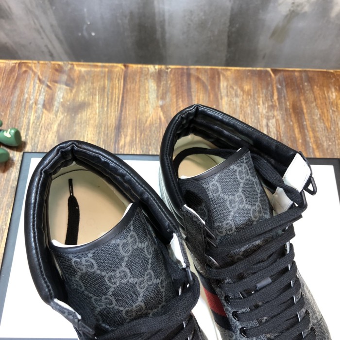 Gucci Ace GG High Top Black