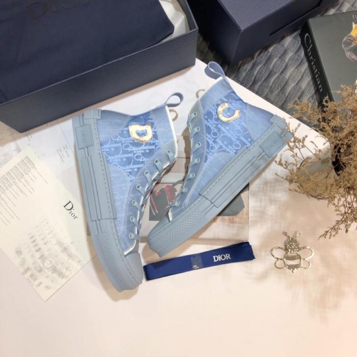 Dior B23 High Top Daniel Arsham Light Blue