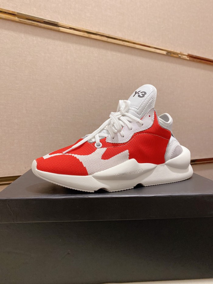 Y-3 Kaiwa Lace-Up Sneakers 10