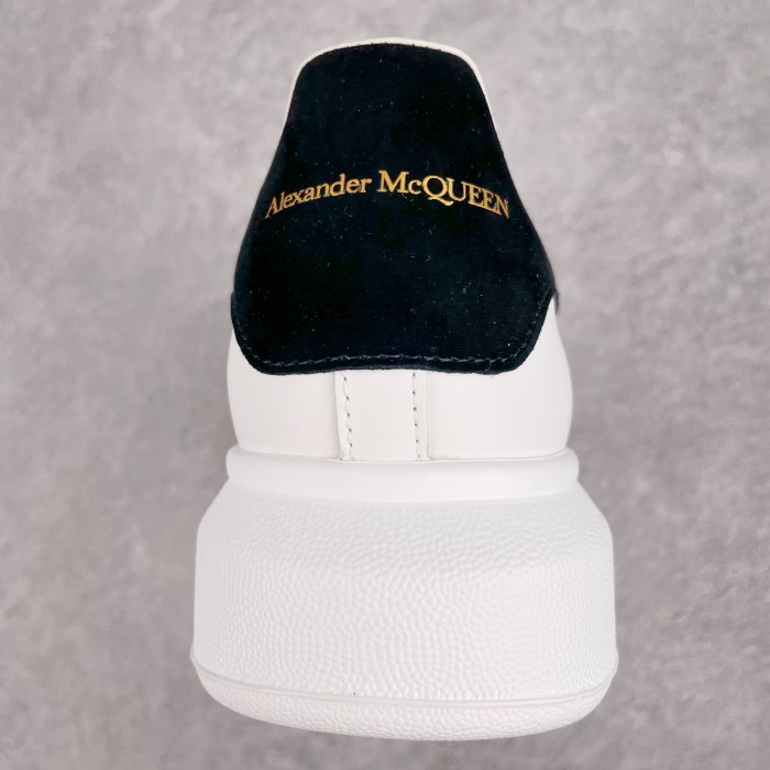 Alexander McQueen Oversized Ivory Black Suede (W)