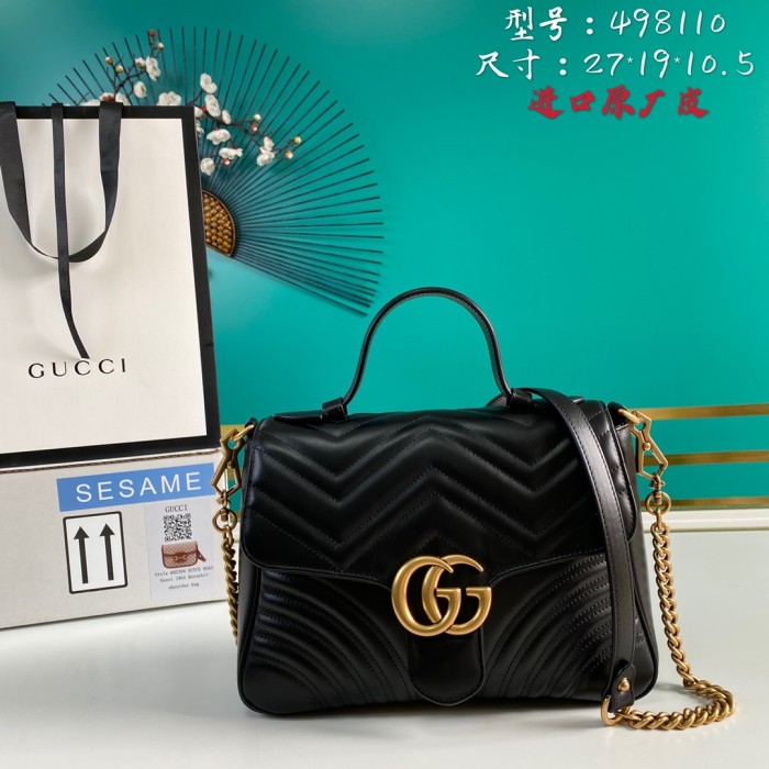 Handbag Gucci 498110 size 27*19*10.5 cm