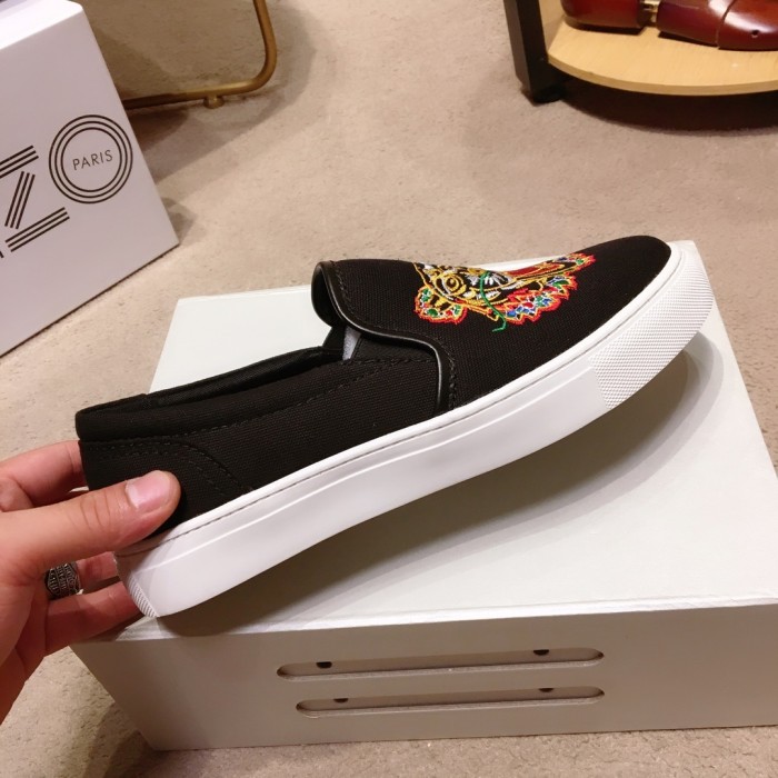 Kenzo K-SKATE Tiger canvas slip-on sneakers 22