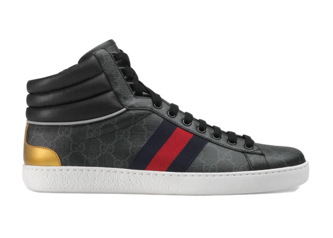 Gucci Ace GG High Top Black