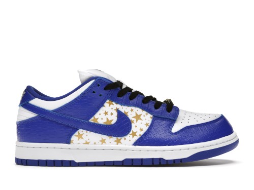 Nike Dunk SB Low Supreme Stars Hyper Royal