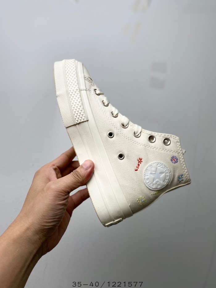 Converse Chuck Taylor All-Star Lift Hi Things To Grow Egret