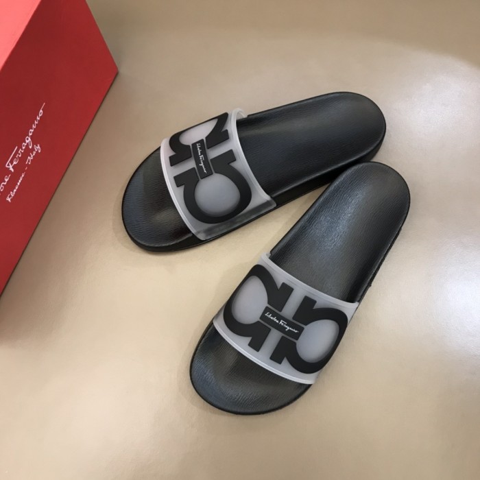 Salvatore Ferragamo Groove Slides 3