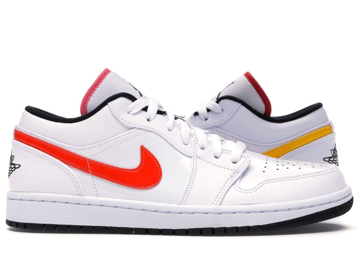 Jordan 1 Low White Multi-Color