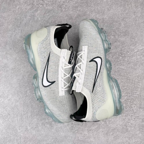 Nike Air VaporMax 2021 FK White Black Metallic Silver