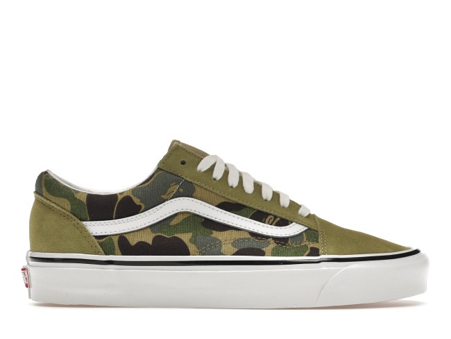 Vans Old Skool 36 DX Bape Green ABC Camo