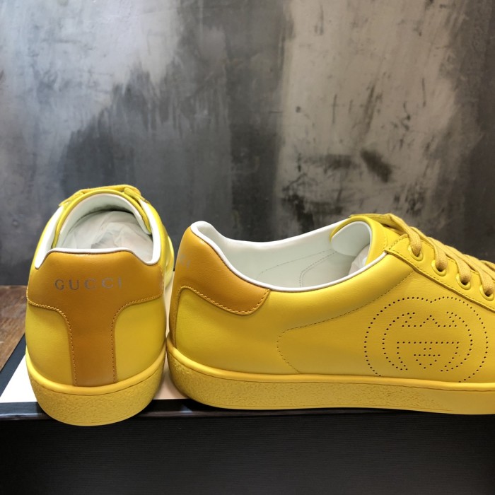 Gucci Ace Interlocking G Yellow (W)