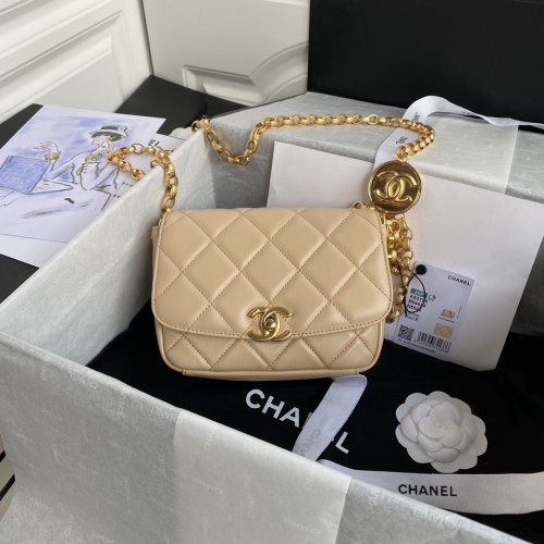 Handbag Chanel AS2189 size 14-17.5-6 cm