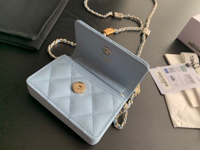 Handbag Chanel 2444 size 10cmx8cmx1.5 cm