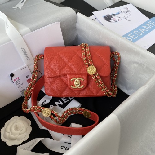 Handbag Chanel AS3368 size 13*17*6 cm