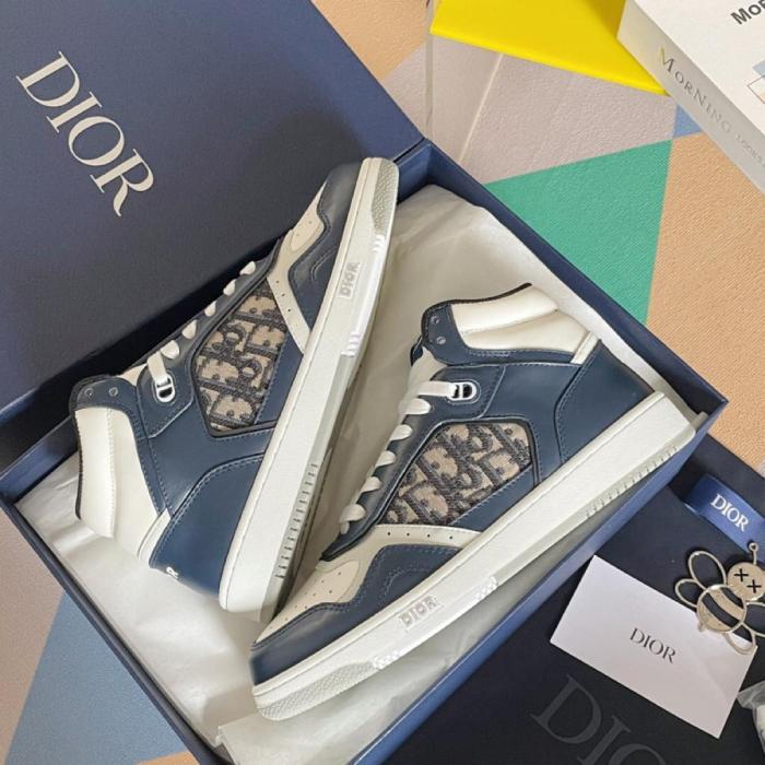 Dior B27 High Blue Cream Dior Gray Beige Black Dior Oblique Jacquard