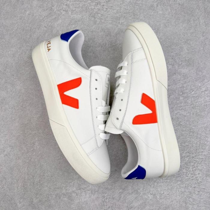 Veja Campo Low Chromefree White Red