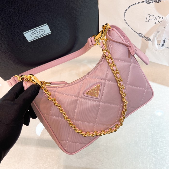handbags prada Hobo 1BC204 Size:22*18*6cm