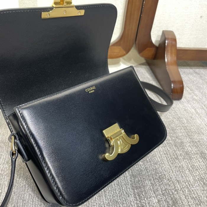 Handbags CELIN TEEN TRIOMPHE BAG188423 size:18.5*14*5 cm