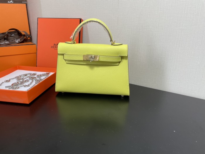 Handbags Hermes Kelly size:19.5 cm