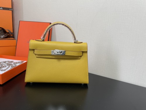 Handbags Hermes Kelly size:19.5 cm