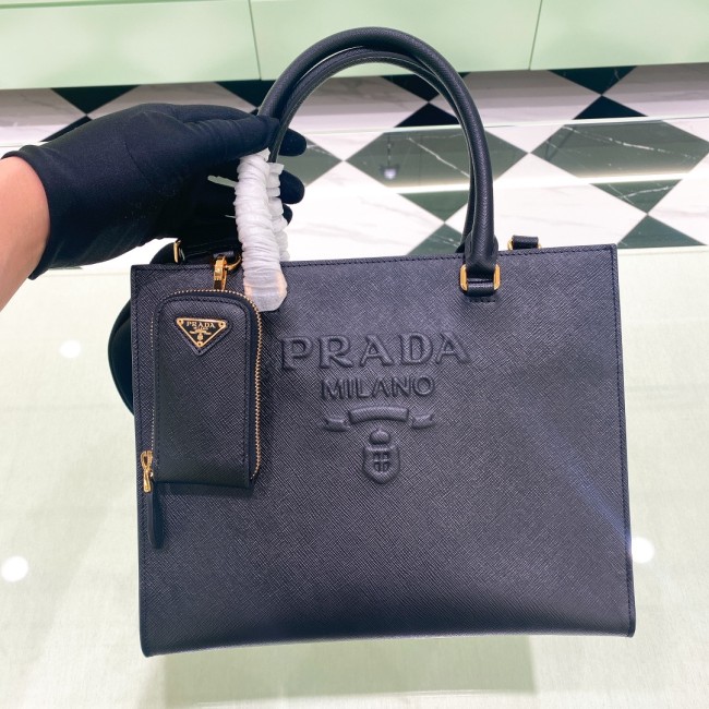 handbags prada 1BA337 size:28*22*9cm