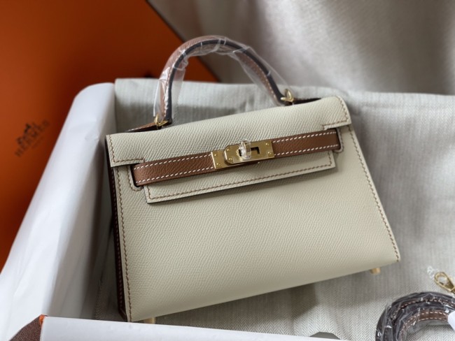 Handbags Hermes mini kelly size:20 cm