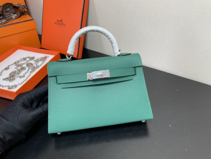 Handbags Hermes Kelly size:19.5 cm