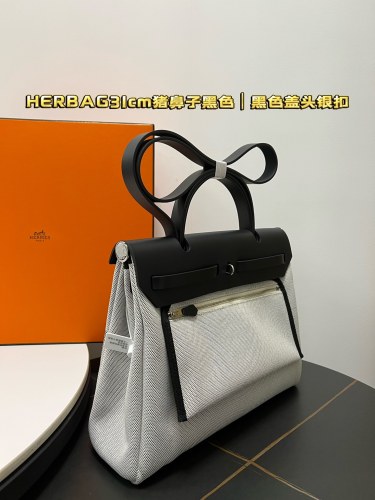 Handbags Hermes Herbag size:25/31/10 cm