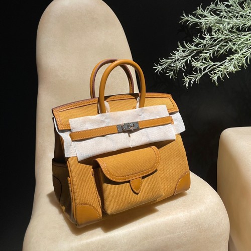 Handbags Hermes Birkin Cargo size:25 cm