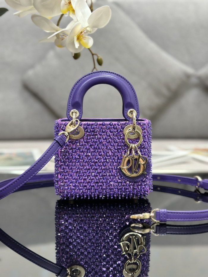 Handbags Lady Dior S0586 size:12*10.5*5 cm