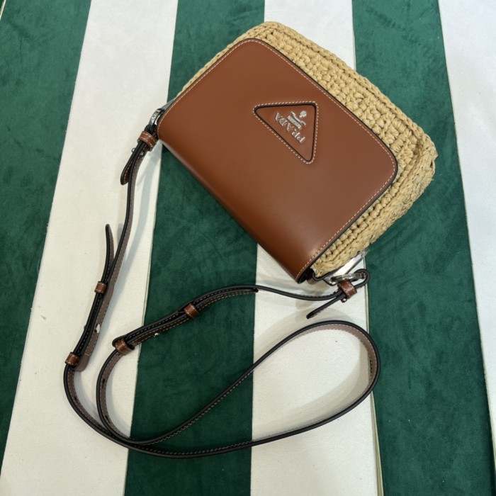 Handbags Prada 1BD243 size:20*6.5*15 cm