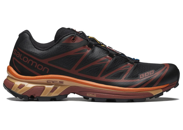 Salomon XT-6 Chocolate Plum Vibrant Orange