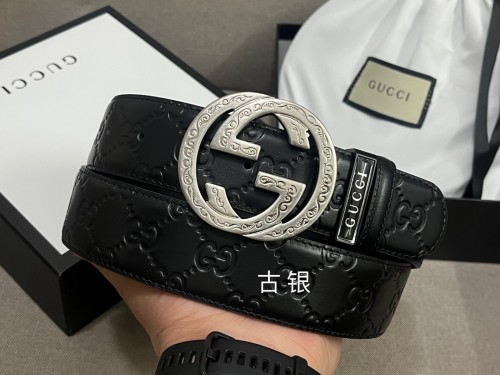 Streetwear Belt Gucci Signature size:3.8 cm