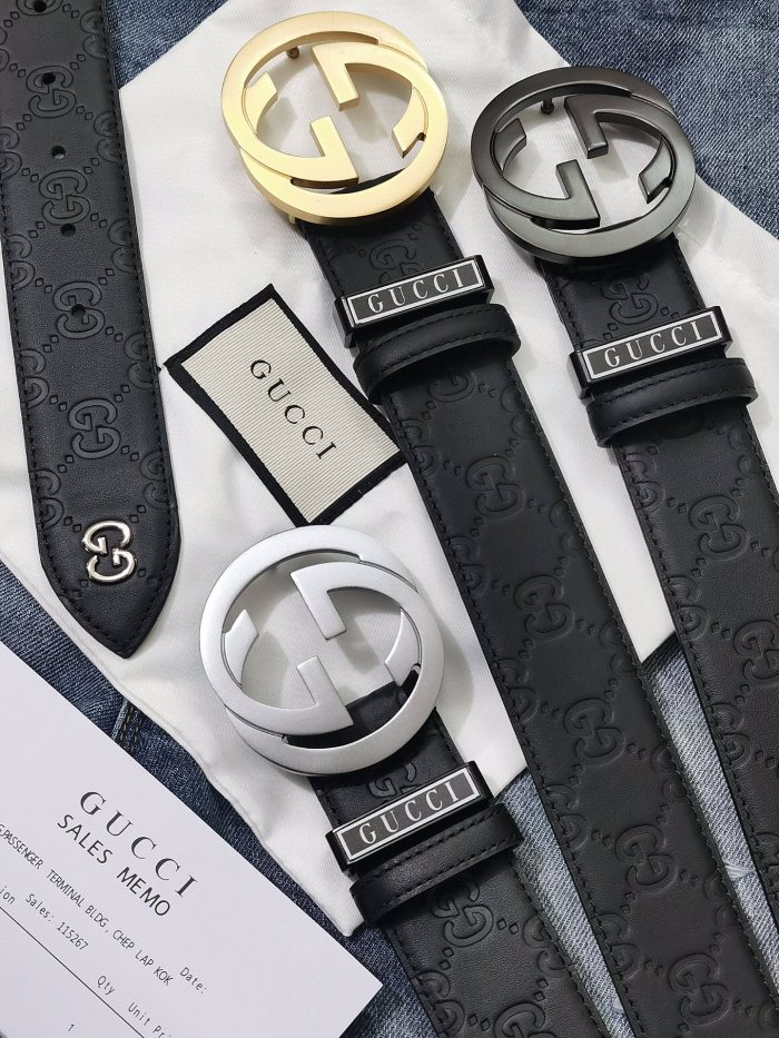 Streetwear Belt Gucci Signature