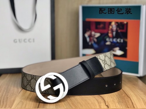 Streetwear Belt Gucci 160356 size:3.8 cm