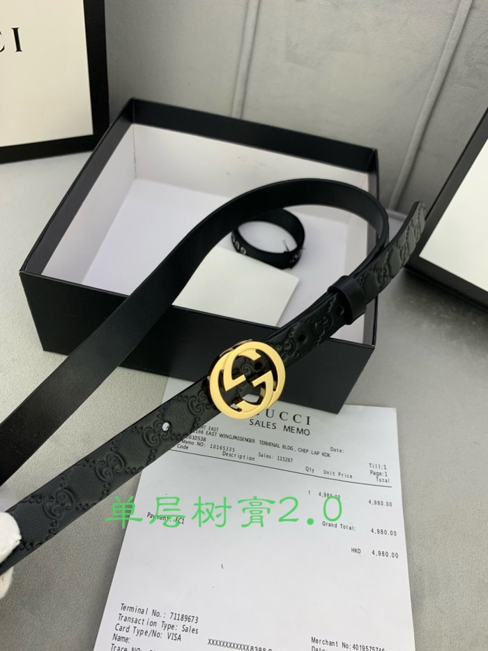 Streetwear Belt Gucci 160291