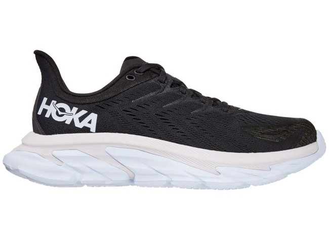 Hoka One One Clifton Edge Black White