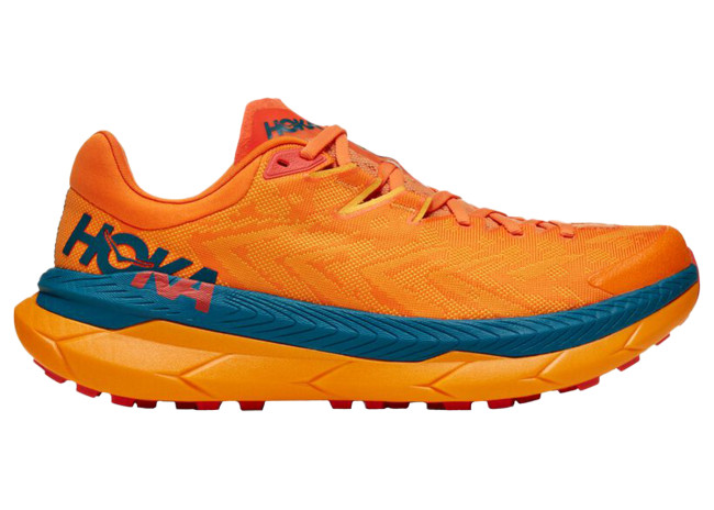 Hoka One One Tecton X Persimmon Orange Blue