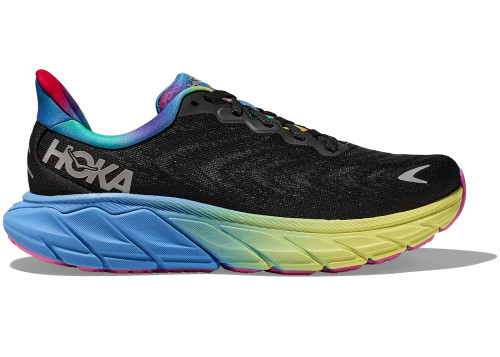 Hoka One One Arahi 6 Black Silver Multi-Color