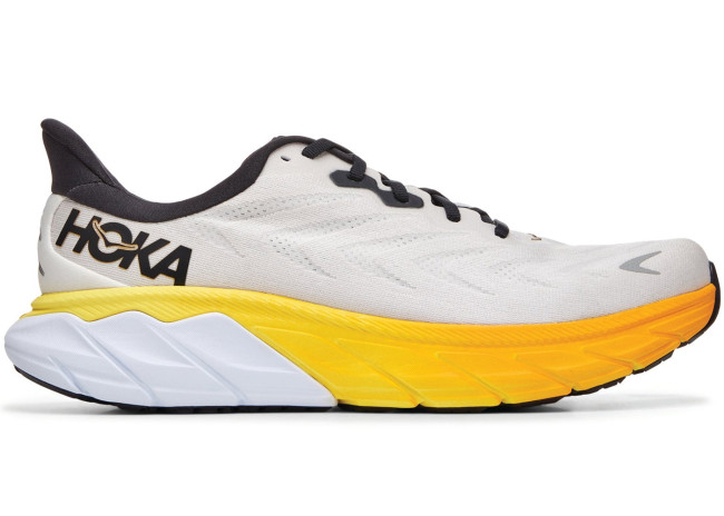 Hoka One One Arahi 6 Nimbus Cloud Blanc De Blanc