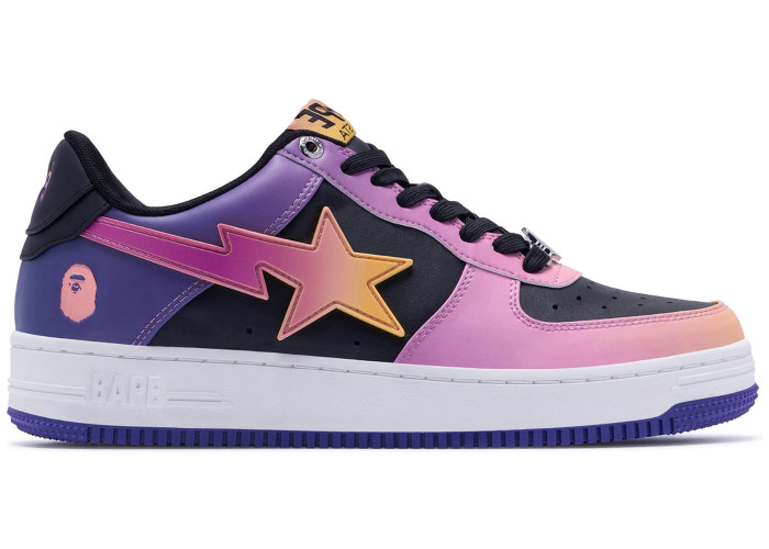 A Bathing Ape Bape Sta Purple Gradation