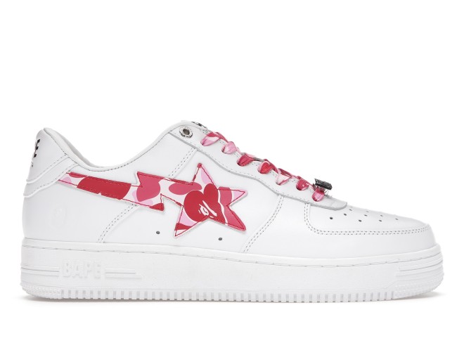 A Bathing Ape Bape Sta Low White ABC Camo Pink (2021)