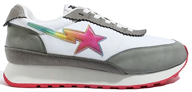 A Bathing Ape Roadsta Express White Iridescent