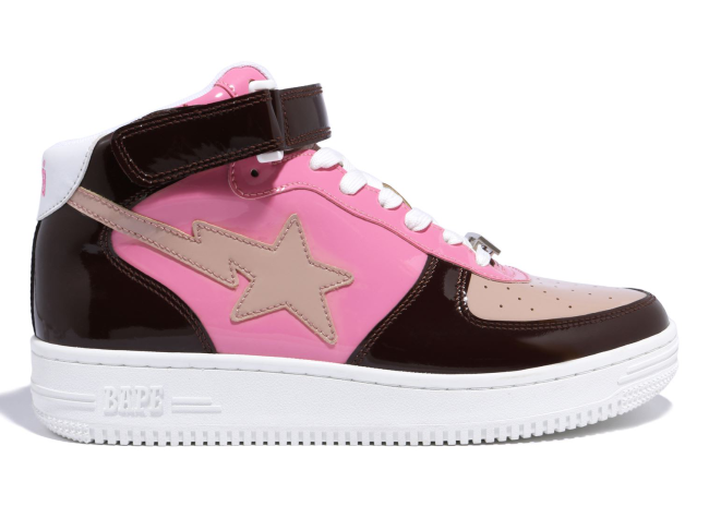 A Bathing Ape Bape Sta Mid Brown Pink Tan (2020)