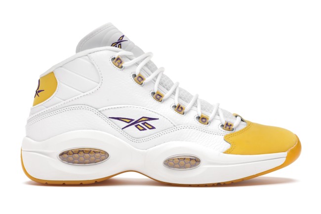 Reebok Question Mid Yellow Toe