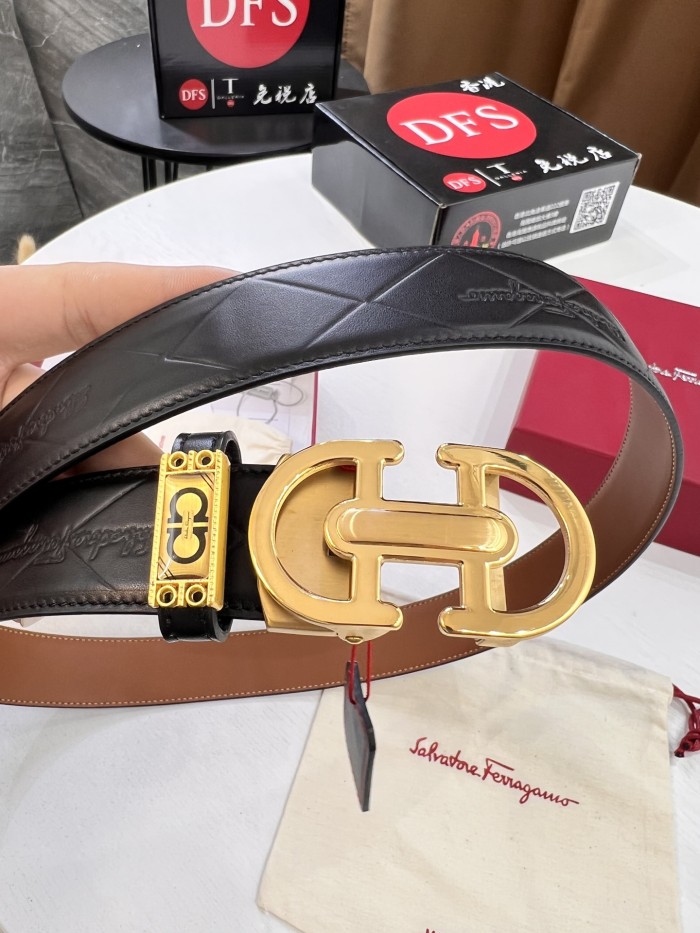 Streetwear Belt Ferragamo 321731 size:3.5cm