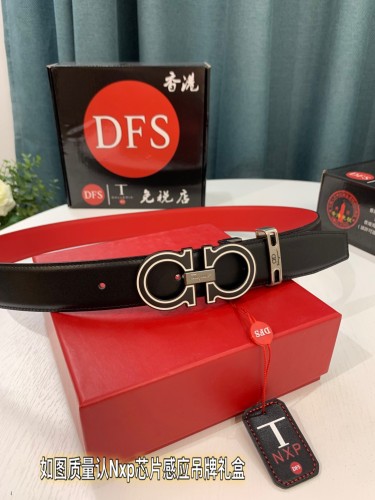Streetwear Belt Ferragamo 321832 size:3.5cm