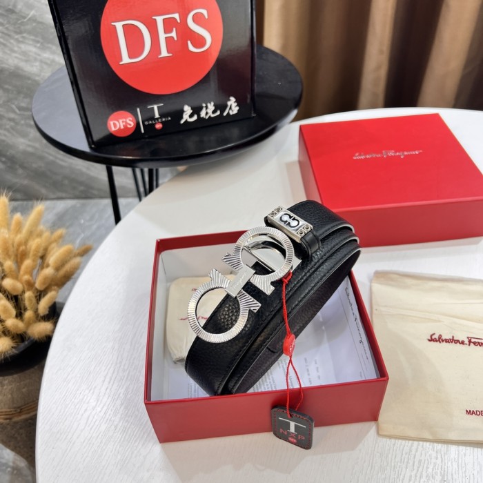 Streetwear Belt Ferragamo 320946 size:3.5cm