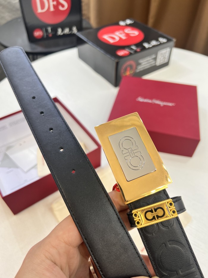 Streetwear Belt Ferragamo 320933 size:3.5cm