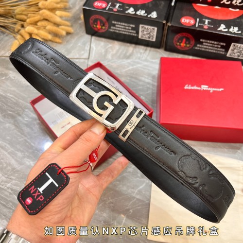 Streetwear Belt Ferragamo 320763 size:3.5cm